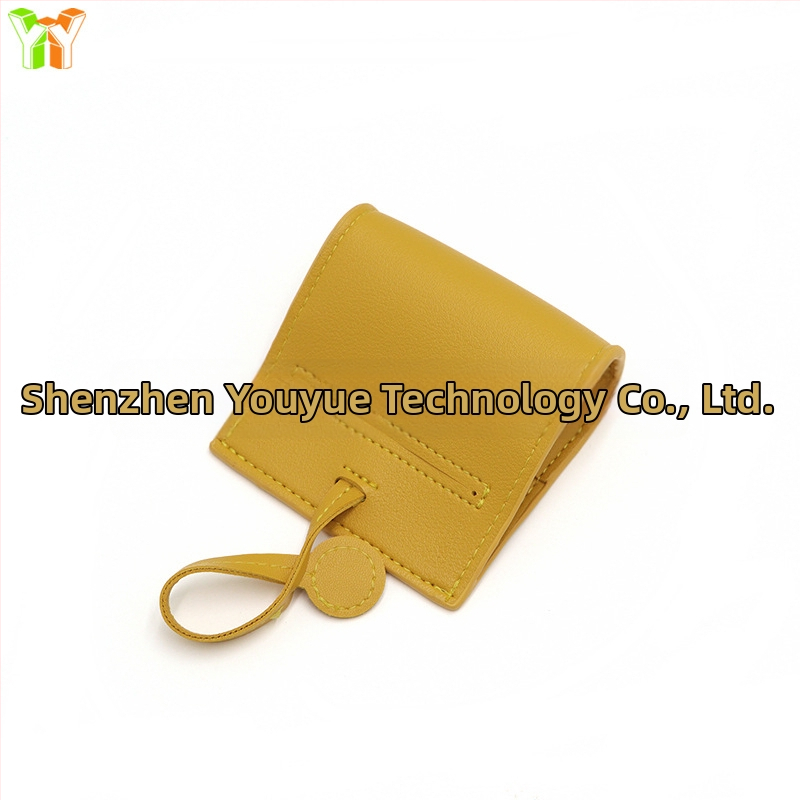 Kožená taštička na psie exkrementy, rolovaný štýl, hrubšia konštrukcia