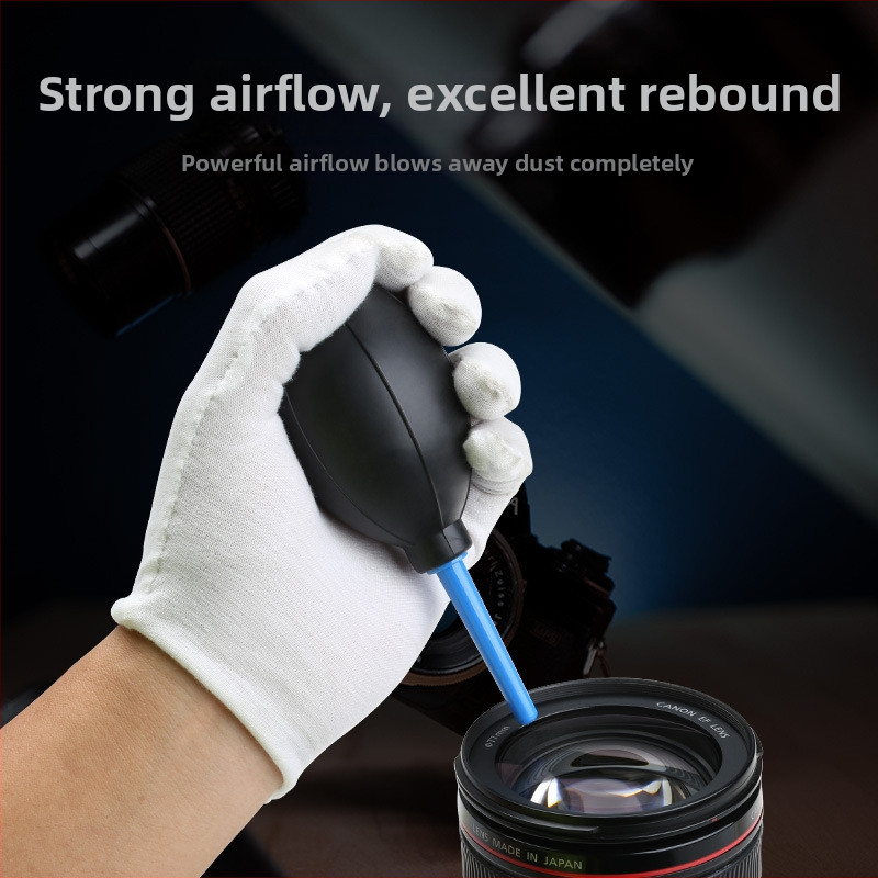 Canon, Nikon és Sony DSLR-hez készült fényképezőgép-tisztító készlet levegőfúvóval, lencsetisztító kendővel és lencse tollal