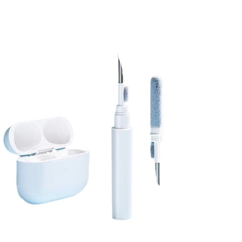 Bluetooth čistilno pero – trodijelni set za čišćenje, univerzalna kompatibilnost (ABS + flocking + vlakna; model 001; težina 10,5 g)