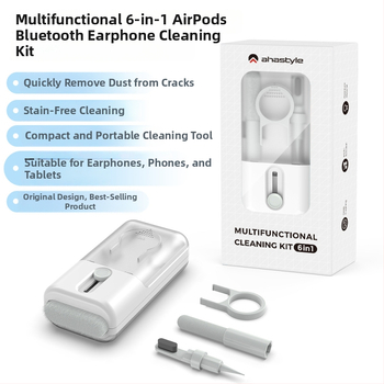 WG93 Tisztító készlet — Univerzális kompatibilitás, 6 az 1-ben tisztítás, Műanyag ház