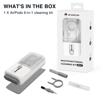 WG93 Tisztító készlet — Univerzális kompatibilitás, 6 az 1-ben tisztítás, Műanyag ház