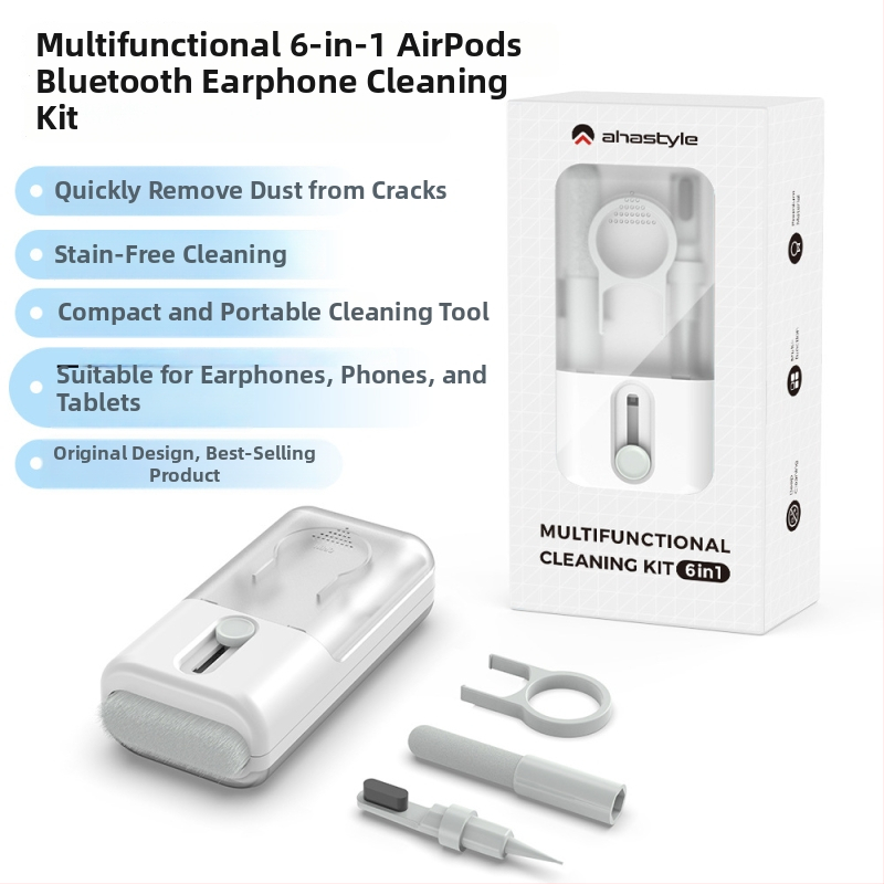 WG93 Tisztító készlet — Univerzális kompatibilitás, 6 az 1-ben tisztítás, Műanyag ház