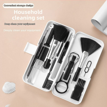 Q10 Mindenfunkciós tisztító készlet – ABS anyag, 135 g; univerzális telefonokhoz, tabletekhez és billentyűzetekhez; 100 db egy dobozban