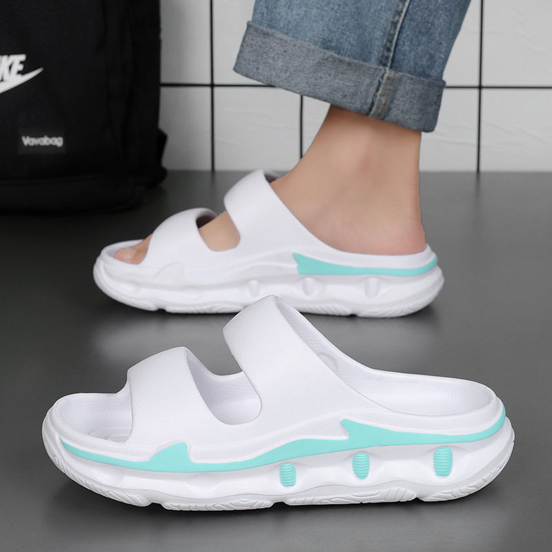 Мъжки чехли Walking on clouds, EVA горна част и EVA подметка, инжекционно формовани, за вътрешно и външно носене, SGS сертифицирано