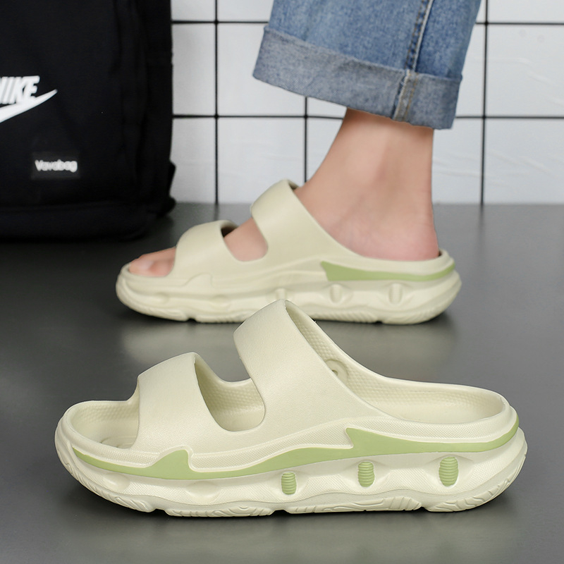 Мъжки чехли Walking on clouds, EVA горна част и EVA подметка, инжекционно формовани, за вътрешно и външно носене, SGS сертифицирано