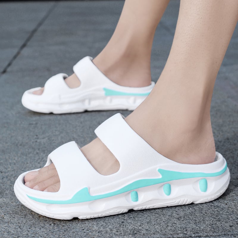 Мъжки чехли Walking on clouds, EVA горна част и EVA подметка, инжекционно формовани, за вътрешно и външно носене, SGS сертифицирано