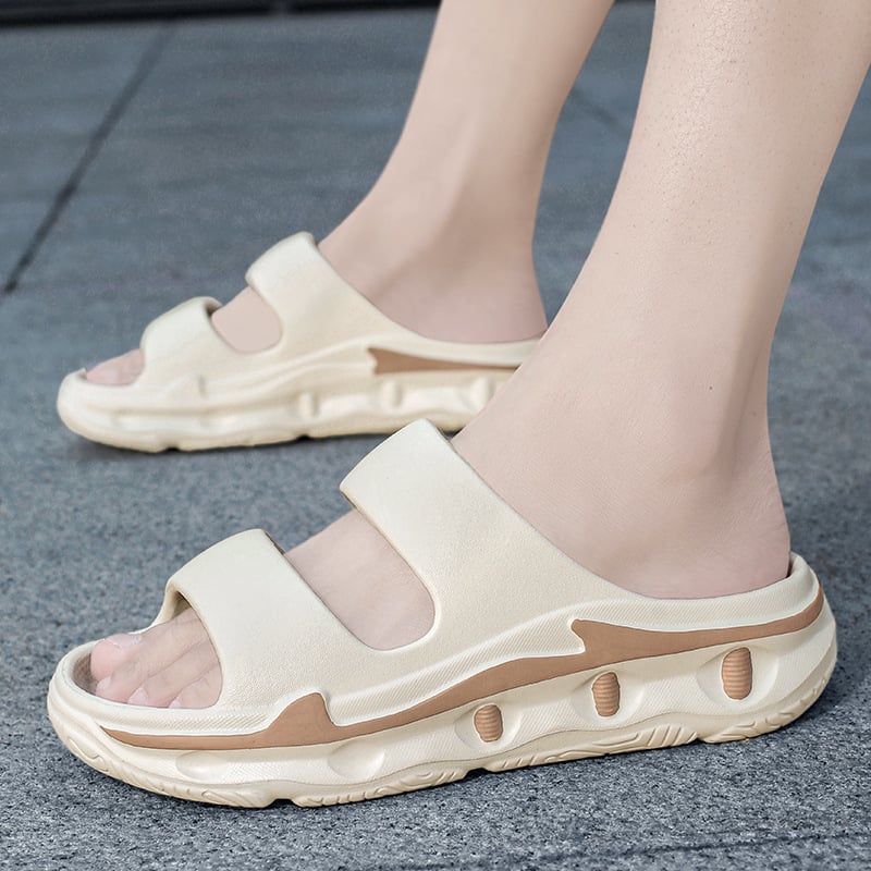 Мъжки чехли Walking on clouds, EVA горна част и EVA подметка, инжекционно формовани, за вътрешно и външно носене, SGS сертифицирано