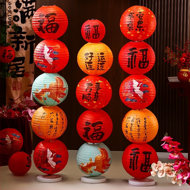 Dongyang Orange Nuoyi Bai papírlámpa – kínai stílusú lámpa, rekvizítum a helyszín elrendezéséhez