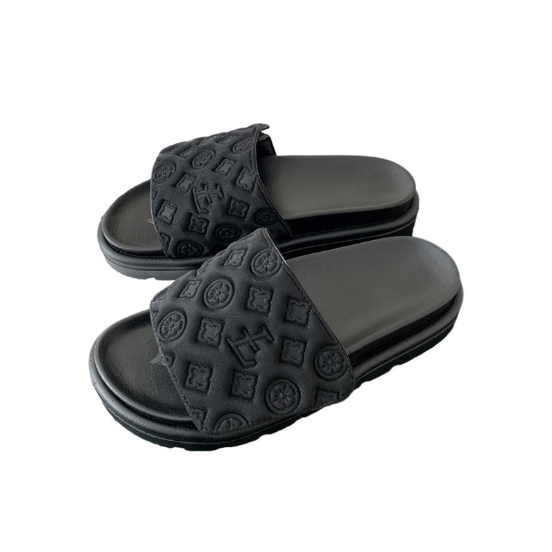Ženske papuče s Velcro – PU gornji dio, PVC đon, plosati vrh