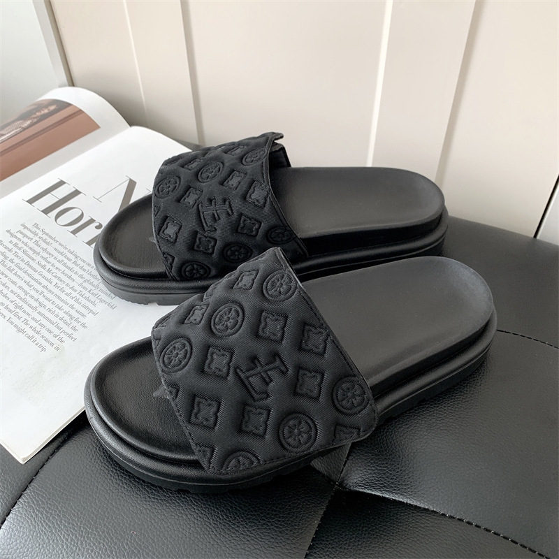 Ženske papuče s Velcro – PU gornji dio, PVC đon, plosati vrh