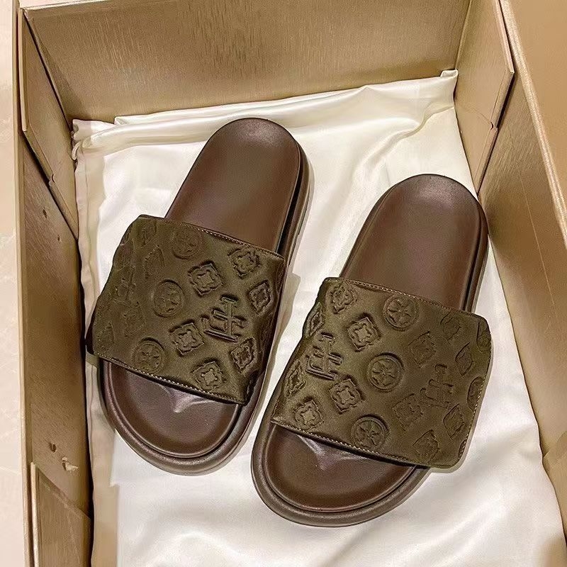 Ženske papuče s Velcro – PU gornji dio, PVC đon, plosati vrh
