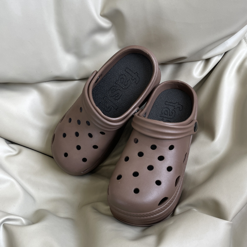 Ženske sandale s rupicama, debela EVA potplata 3 cm+, povećanje visine, injekcijski oblikovana potplata
