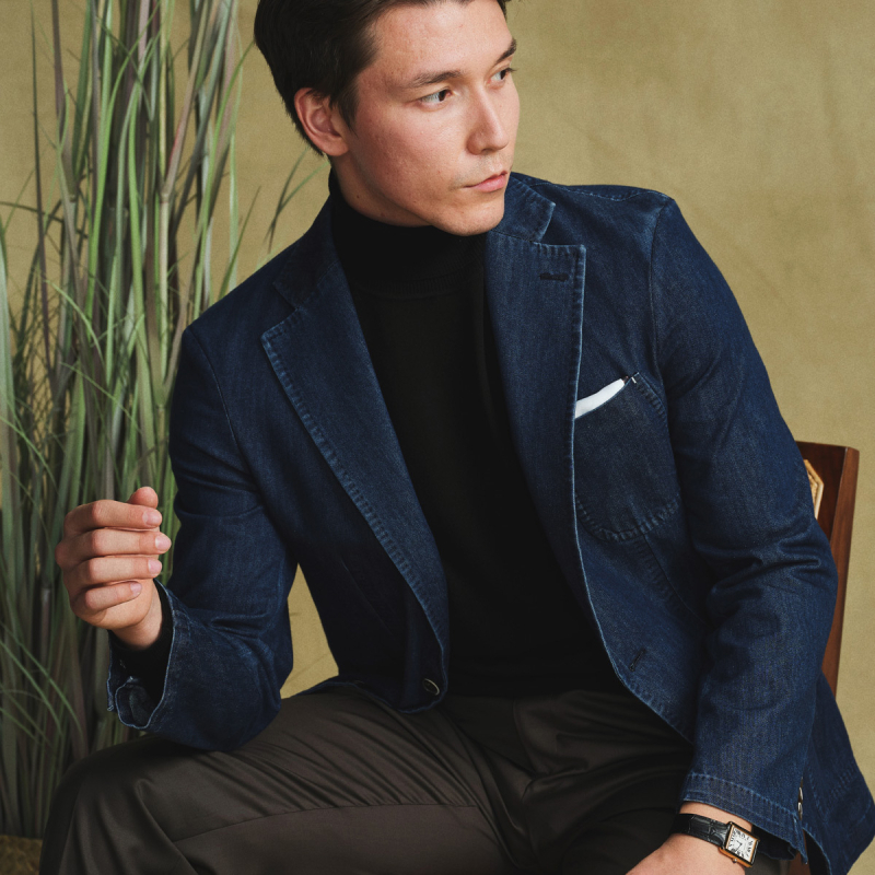 Ανδρικό πλεκτό πουλόβερ από 100% μαλλί, πλένεται στο πλυντήριο, παχύ για τον χειμώνα, στρογγυλό λαιμό, μακριά μανίκια