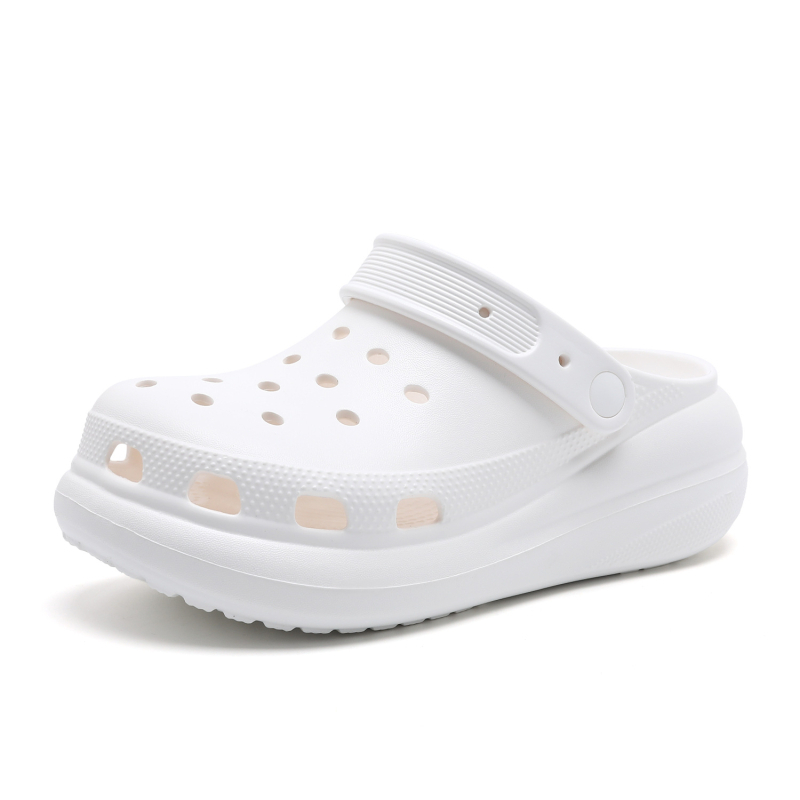 Unisex Bubble Hole sandale s debelim potplatom, EVA gornji dio i đon, Wrap-Toe, 5 cm peta, jednodijelno oblikovanje, protuklizno