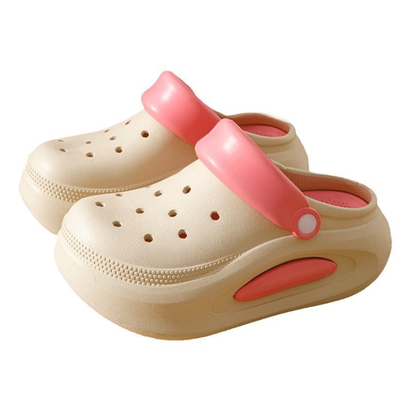 Ženske Crocs sandale - gornji dio EVA, potplat EVA, prozračne, protuklizne, otporne na miris, 6 cm debeli potplat