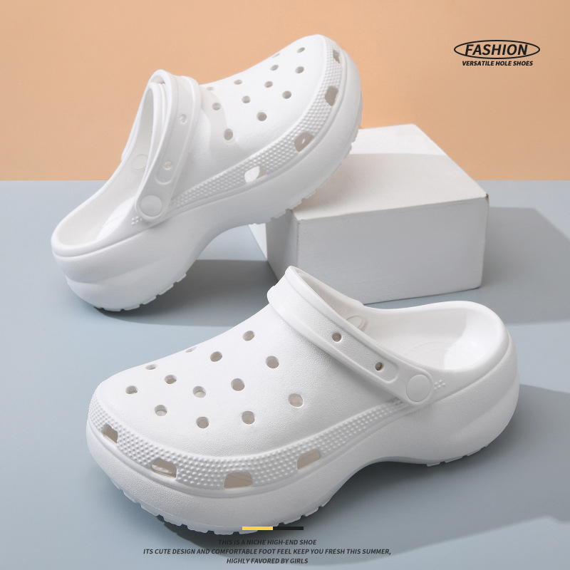 Unisex EVA papuče s 5 cm debelim potplatom za povećanje visine, prozračne, protuklizne, monolitno oblikovane