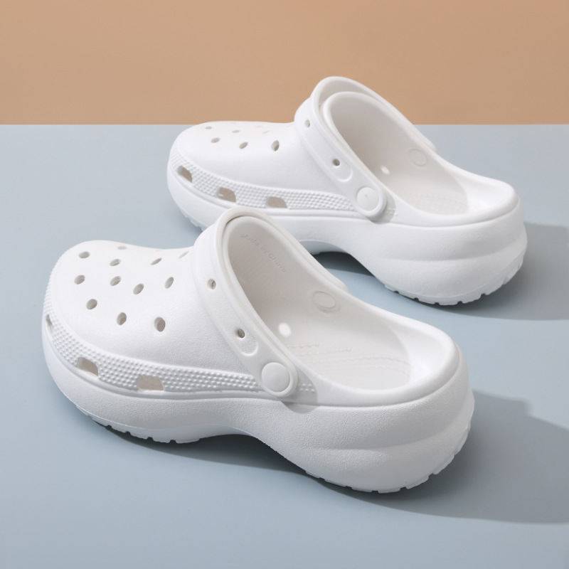 Unisex EVA papuče s 5 cm debelim potplatom za povećanje visine, prozračne, protuklizne, monolitno oblikovane