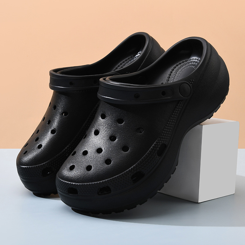 Unisex EVA papuče s 5 cm debelim potplatom za povećanje visine, prozračne, protuklizne, monolitno oblikovane