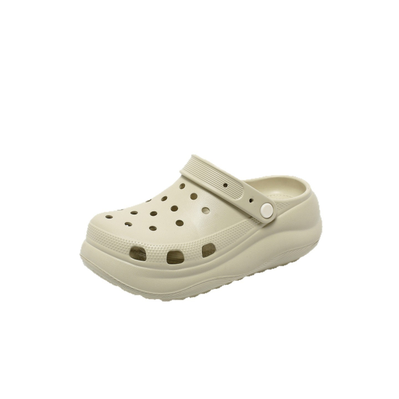 Ženske Crocs stila papuče za vanjsku upotrebu, EVA gornji dio i đonovi, 3 cm+ debeli potplat, protuklizne, izdržljive, okrugli vrh prsta