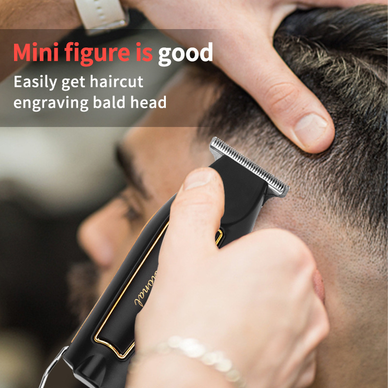 Машинка за подстригване за домашна употреба, подвижна и измиваема глава на ножа, четков мотор, ножове от неръждаема стомана, вградена батерия 300–500mAh, захранване: зареждане