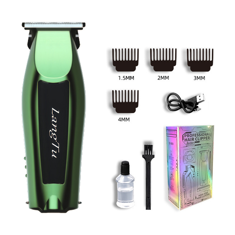 Машинка за подстригване за домашна употреба, подвижна и измиваема глава на ножа, четков мотор, ножове от неръждаема стомана, вградена батерия 300–500mAh, захранване: зареждане