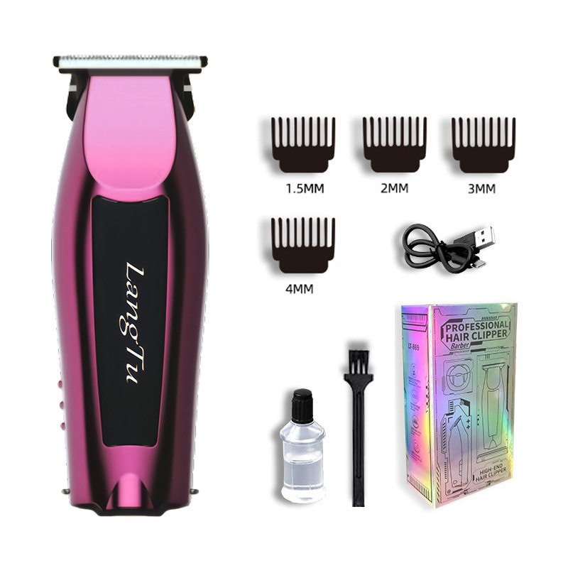 Машинка за подстригване за домашна употреба, подвижна и измиваема глава на ножа, четков мотор, ножове от неръждаема стомана, вградена батерия 300–500mAh, захранване: зареждане