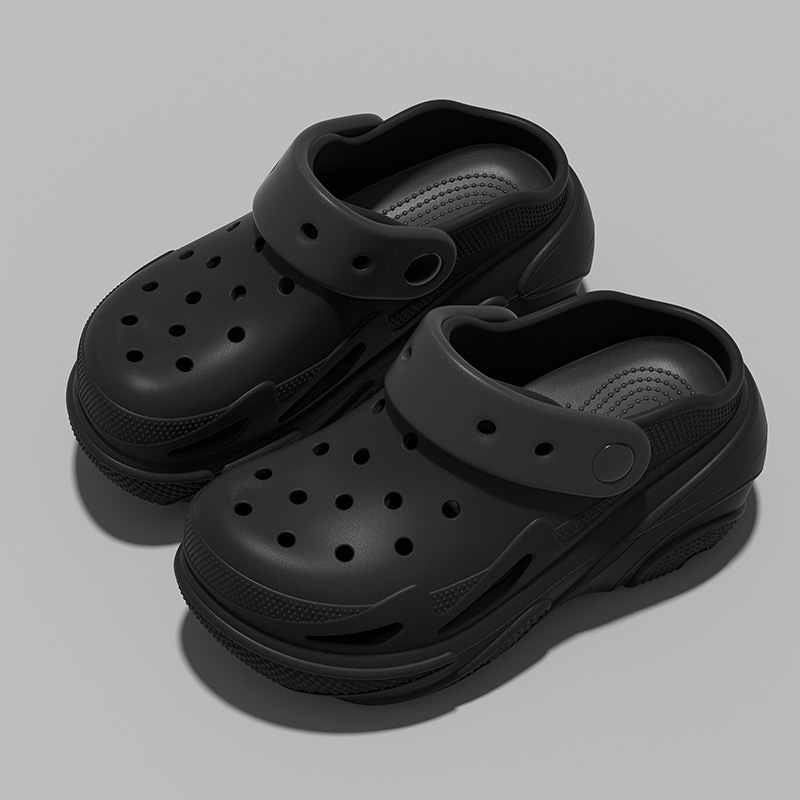 Ženske sandale Crocs stila s rupicama, ljeto, EVA đon 8 mm, debeli đon