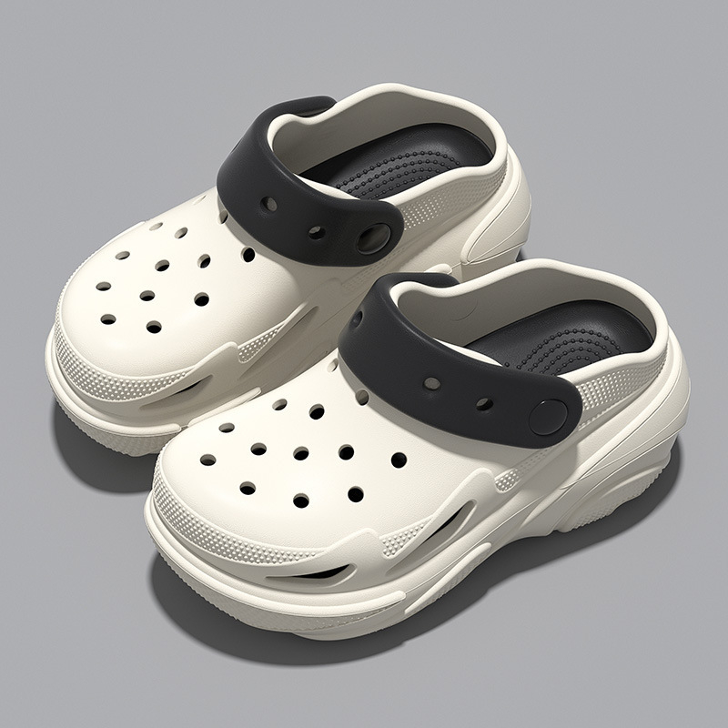Ženske sandale Crocs stila s rupicama, ljeto, EVA đon 8 mm, debeli đon