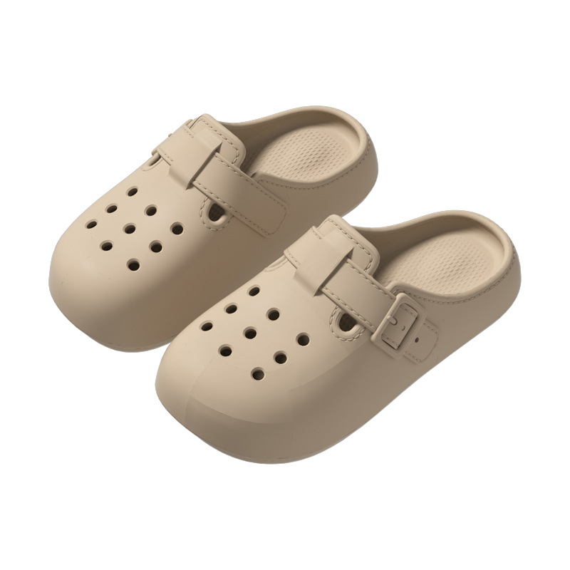 Ženske Crocs-stil papuče za ured i dom, ljeto 2025, protuklizni EVA gornji dio i đon, standardna debljina đona
