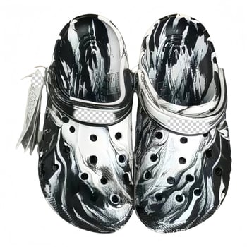Novi trendovski unisex dišući dvobojni Crocs stil papuče za vanjsku upotrebu i plažu