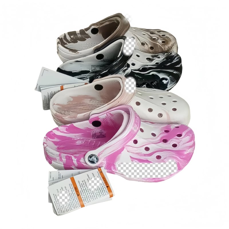 Novi trendovski unisex dišući dvobojni Crocs stil papuče za vanjsku upotrebu i plažu