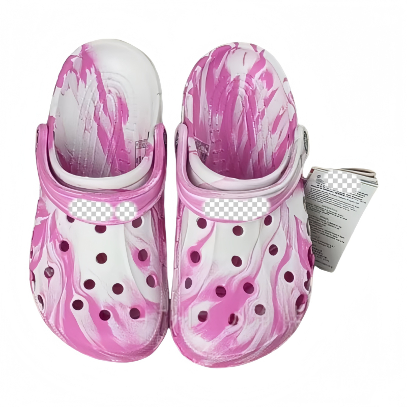 Novi trendovski unisex dišući dvobojni Crocs stil papuče za vanjsku upotrebu i plažu