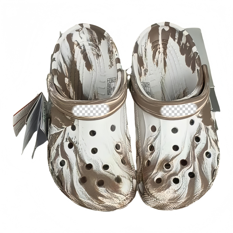 Novi trendovski unisex dišući dvobojni Crocs stil papuče za vanjsku upotrebu i plažu