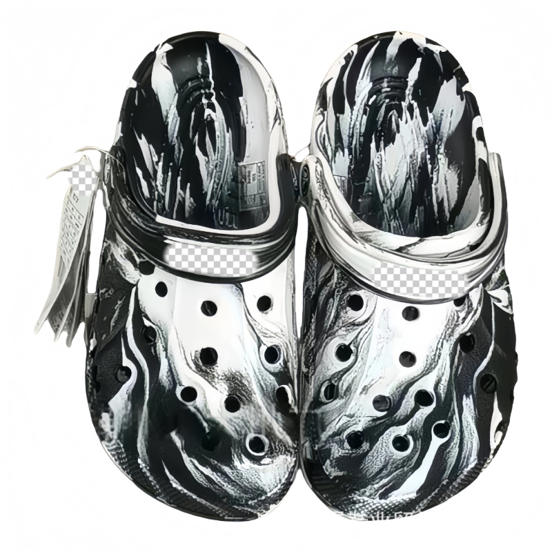 Novi trendovski unisex dišući dvobojni Crocs stil papuče za vanjsku upotrebu i plažu