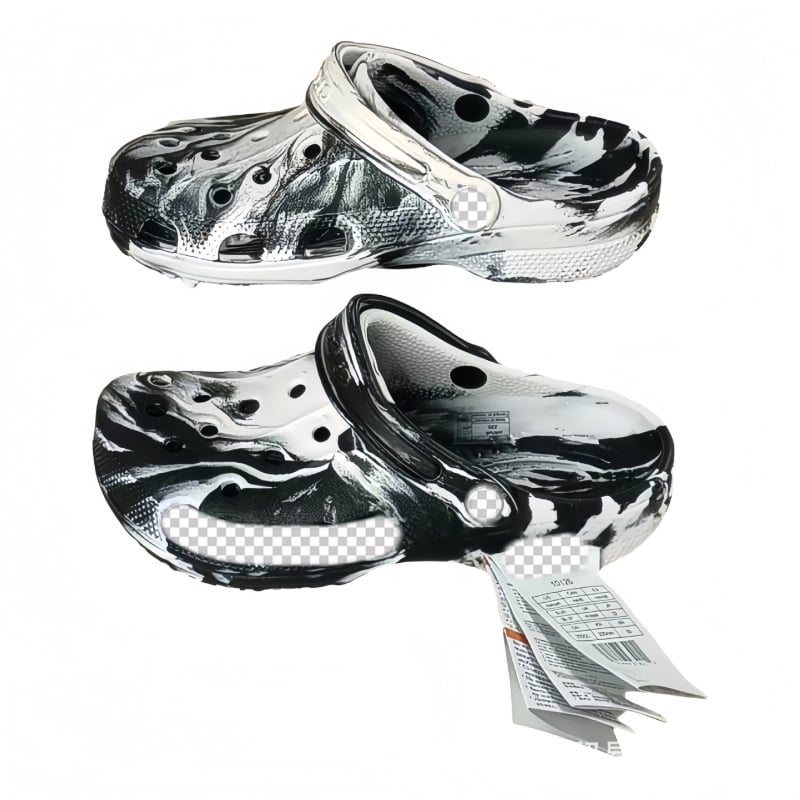 Novi trendovski unisex dišući dvobojni Crocs stil papuče za vanjsku upotrebu i plažu