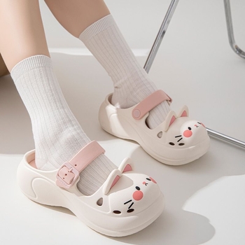 Crocs stil otvorene sandale za odrasle, unisex, EVA gornji dio i potplat, protuklizno, 4–5 cm debeli potplat