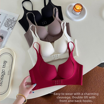 Σουτιέν χωρίς ραφές με μπροστινό κούμπωμα, ασύρματο, με ανύψωση και στήριξη του στήθους