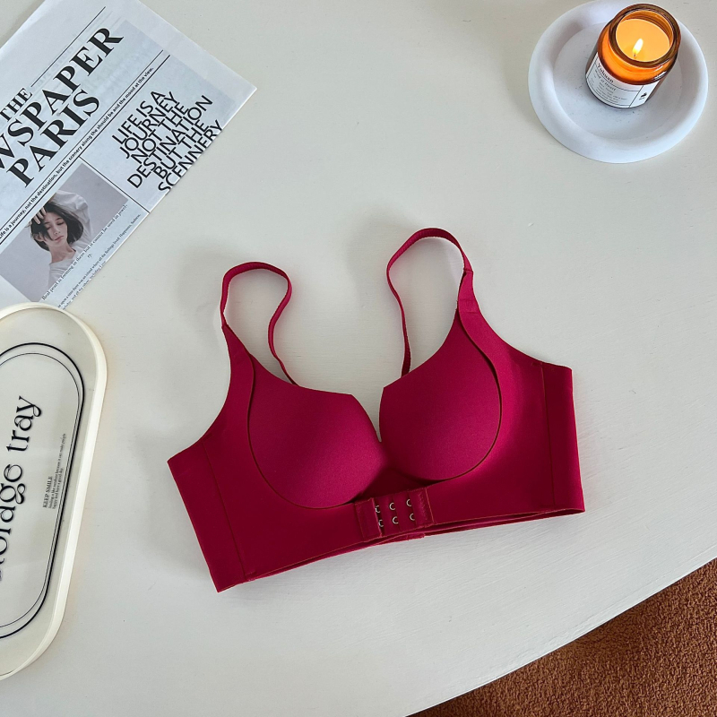 Σουτιέν χωρίς ραφές με μπροστινό κούμπωμα, ασύρματο, με ανύψωση και στήριξη του στήθους