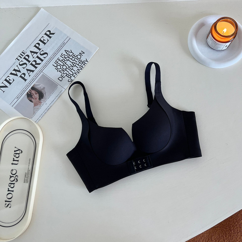 Σουτιέν χωρίς ραφές με μπροστινό κούμπωμα, ασύρματο, με ανύψωση και στήριξη του στήθους