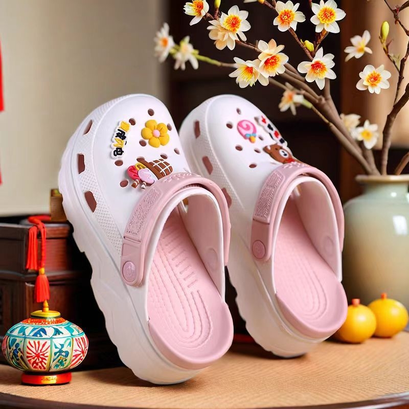 Ženske Crocs-stil papuče, EVA gornji dio i potplat, protuklizne, 6 mm debljina potplata, stražnji remen