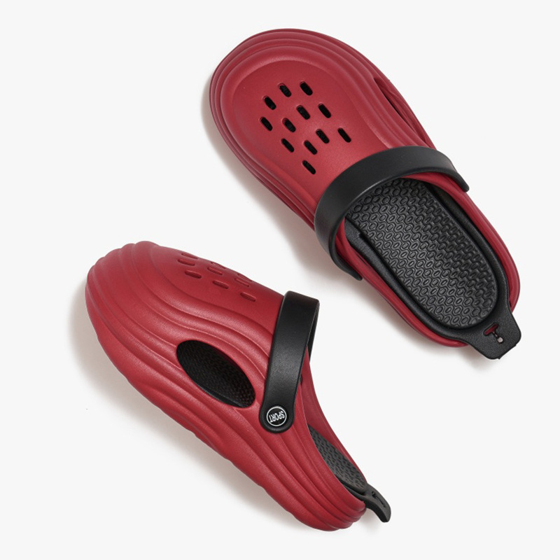 Unisex EVA sandale u Crocs stilu, prozračnost, protukliznost, debeli đon 3 cm+ i petu 4,5 cm, injekcijsko oblikovanje, ljeto 2025