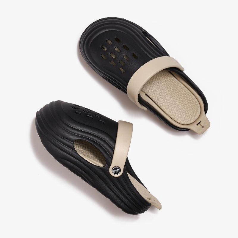 Unisex EVA sandale u Crocs stilu, prozračnost, protukliznost, debeli đon 3 cm+ i petu 4,5 cm, injekcijsko oblikovanje, ljeto 2025