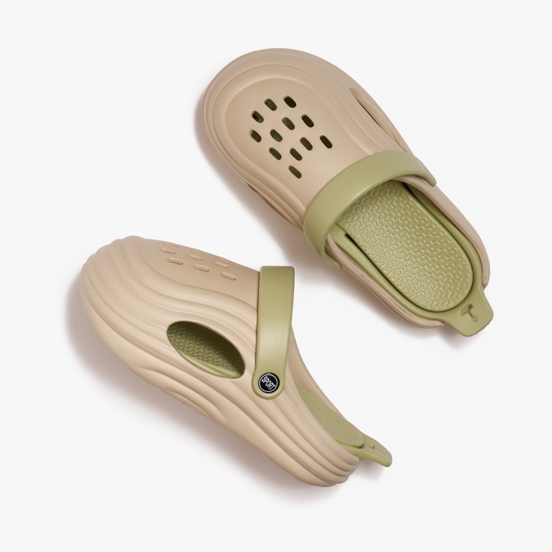 Unisex EVA sandale u Crocs stilu, prozračnost, protukliznost, debeli đon 3 cm+ i petu 4,5 cm, injekcijsko oblikovanje, ljeto 2025