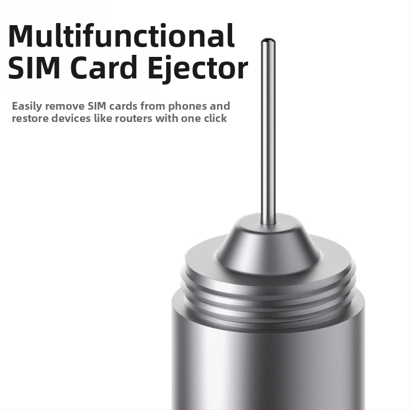 Čistič s hliníkovou zliatinou a SIM vysúvacím PINom pre priehradky mobilných telefónov / Bluetooth - Model Pj-9068, Yixuan Digital, 6 g