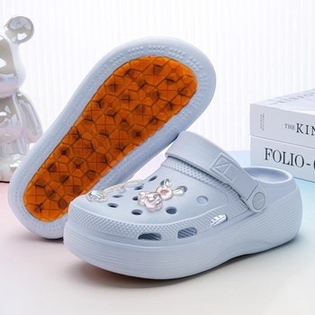 Ženske EVA klompe s debelim potplatom, 5 cm povećanje visine, prozračne, protuklizne, jednokatno oblikovane