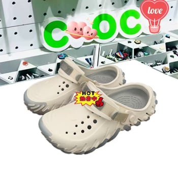 Unisex EVA klompe Crocs-stila – prozračne, lagane, protuklizne, podstavljene; đon EVA, debljina 2-3 cm