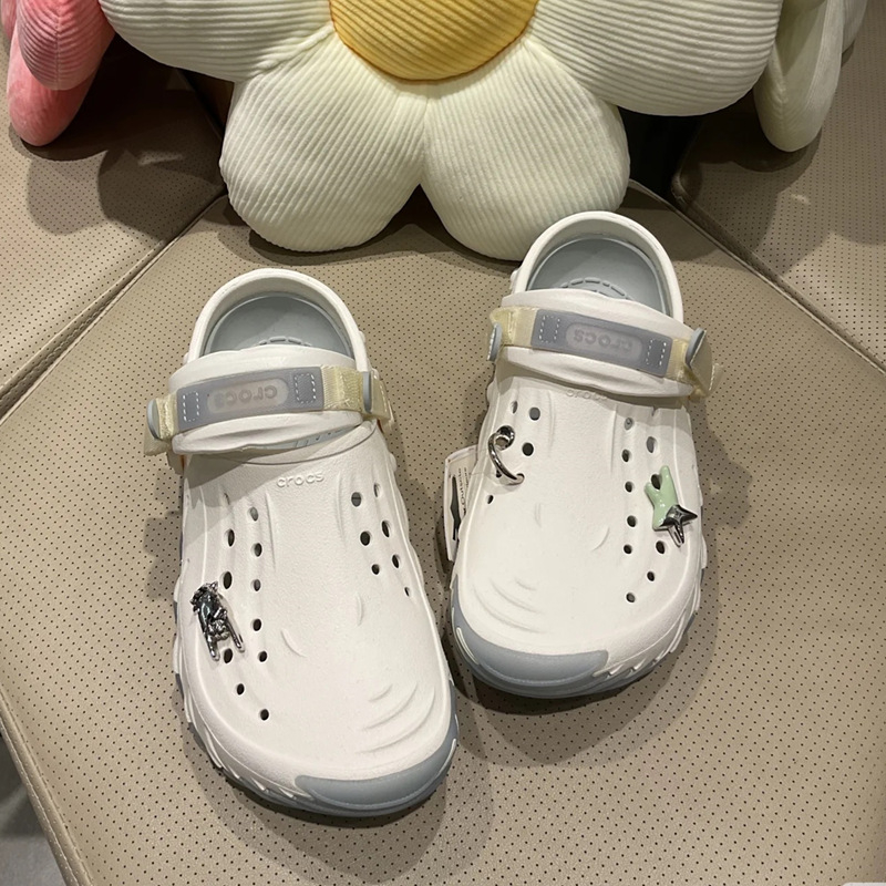 Unisex EVA klompe Crocs-stila – prozračne, lagane, protuklizne, podstavljene; đon EVA, debljina 2-3 cm