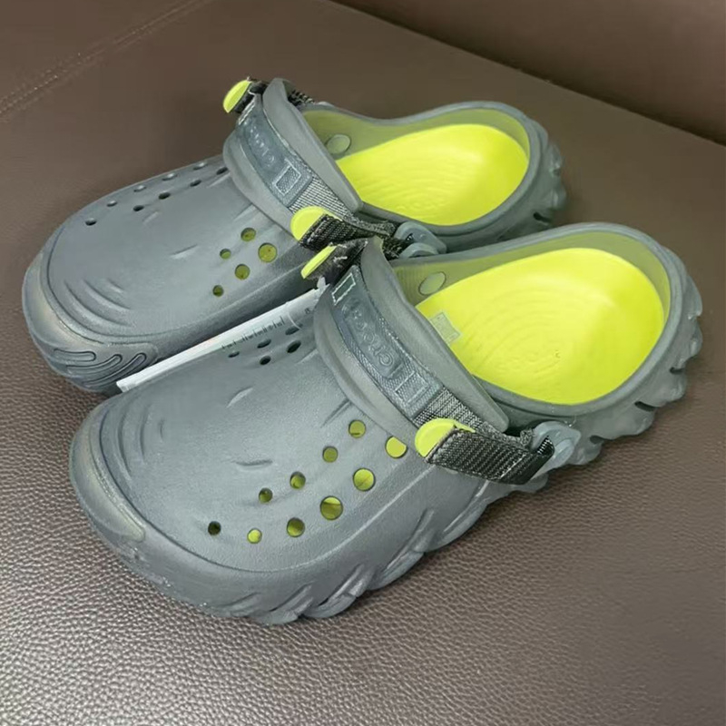 Unisex EVA klompe Crocs-stila – prozračne, lagane, protuklizne, podstavljene; đon EVA, debljina 2-3 cm