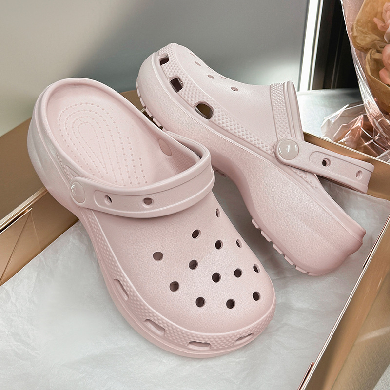Ženske Crocs-stil EVA sandale s zatvorenim prstom – prozračne, lagane, EVA gornji dio i đon, visoka protukliznost, za unutarnju i vanjsku upotrebu
