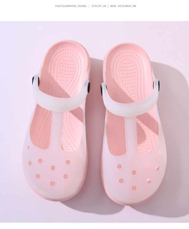 Clogs medicale pentru femei, talpă EVA, partea superioară PVC, vârf închis Mary Jane, respirante și rezistente la miros